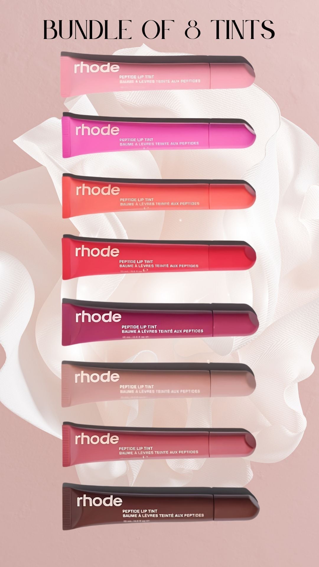 Rhode Peptide Lip Tint — Complete 8-Shade Collection (100% Authentic Import) - Hamdiya cosmetics